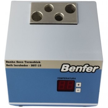 Banho Seco 04 Tubos de 13 ou 16 mm Ou Misto - Bloco Térmico de Alumínio. Ideal Para Sala de Coleta Banho Seco 04 Tubos de 13 ou 16 mm Ou Misto - Bloco Térmico de Alumínio. Ideal Para Sala de Coleta