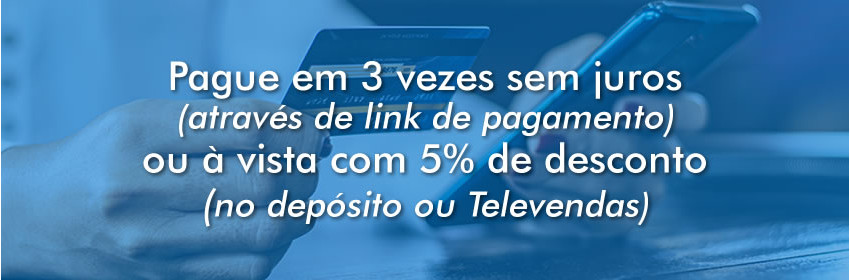 3 vezes sem juros