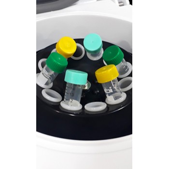 Centrífuga Importada PRP/PRF -  Capacidade Para 8 Tubos de 15 ml-Rotor de angulo fixo Motor de corrente contínua sem escovas - Bivolt