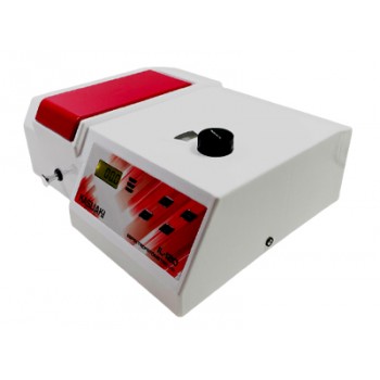 Espectrofotometro Tela de  LCD Faixa de Leitura de 330 a 1020 nm - Leitura  em Transmitância/Absorbância/Concentração.       SUPER PROMOÇÃO