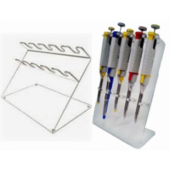 Estante Suporte Universal para Micropipetas - 5 Micropipetas Fabricado Acrílico Estante Suporte Universal para Micropipetas - 5 Micropipetas Fabricado Acrílico